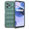 Mobigear Bumpy Realme C35 Joustava TPU Suojakuori - Vihreä
