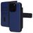 Mobiparts iPhone 16 Pro MagSafe Case Genuine Leather Detachable 2-in-1 Wallet Case Wallet - Blue