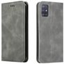 Mobigear Retro Slim Samsung Galaxy A71 Funda tipo libro Cartera - Gris