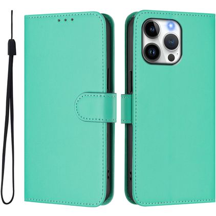 Mobigear Urban Wallet iPhone 16 Pro Max Lompakkokotelo + Setelitasku - Vihreä