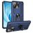 Mobigear Armor Ring Xiaomi Mi 11 Lite Funda Plástico rígido Carcasa Antigolpes con anillo - Azul