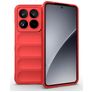 Mobigear Bumpy Xiaomi 15 Pro TPU flessibile Back cover - Rosso