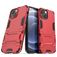 Mobigear Armor Stand iPhone 13 Mini Hard Case Back cover Shockproof with Stand - Red