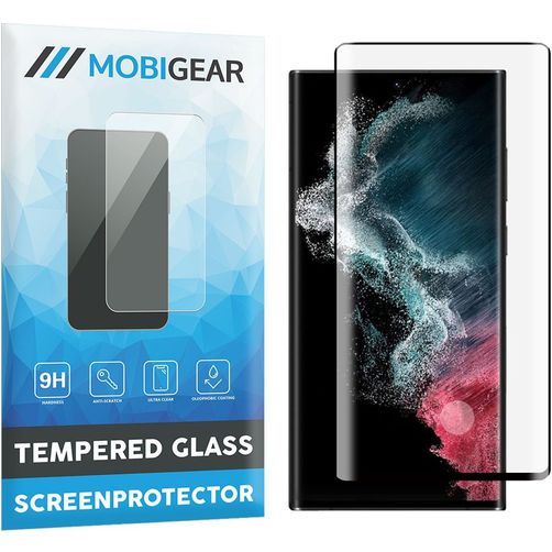 Mobigear Premium Samsung Galaxy S22 Ultra Tvrzené sklo Ochrana displeje - kompatibilní s pouzdry - Černá
