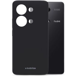 Mobilize Rubber Gelly POCO M6 Pro Elastyczne TPU Etui plecki - Matt Black