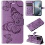 Mobigear Butterfly Xiaomi 14T Pungetui med Seddelrum - Lilla