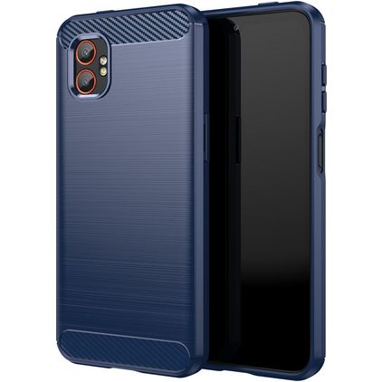 Mobigear Brushed Slim Samsung Galaxy Xcover 7 Pro Flexibel TPU Skal - Blå