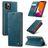 CaseMe 013 iPhone 12 Pro Max Cover a libro portafoglio - Blu