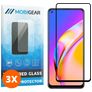 Mobigear Premium OPPO A94 5G Tempered Glass Screen Protector - Case Friendly - Black (3-Pack)