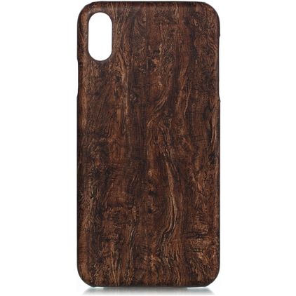 Mobigear Nature iPhone XS Max TPU flessibile Back cover - Ebony