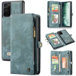 CaseMe 008 Samsung Galaxy Note 20 Case Detachable 2-in-1 Wallet Case Wallet - Blue