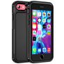 Mobigear Traveller iPhone 7 Hårdt Bagsidecover - Sort