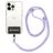 Mobigear Lanyard Universal Adjustable Phone Cord - Purple / White