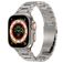 Mobigear Amsterdam Bracelete Aço inoxidável Fecho borboleta para Apple Watch - 49/46/45/44 mm - Titânio