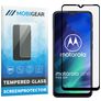 Mobigear Premium Motorola One Fusion Tempered Glass Screen Protector - Case Friendly - Black