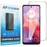 Mobigear Premium Motorola Moto E14 Vidro temperado Película de ecrã - Compatível com capas - Preto