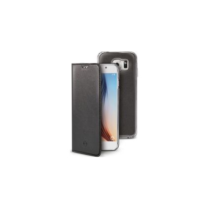 Celly Buddy Samsung Galaxy S6 Case Detachable 2-in-1 Wallet Case - Black
