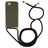 Mobigear Lanyard iPhone 8 TPU flessibile Cover con cordino - Verde