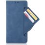 Mobigear Slide Wallet POCO F4 GT Pungetui med Seddelrum - Blå