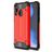 Mobigear Outdoor Samsung Galaxy A40 Tvrdý plast Zadní kryt odolný proti nárazům - Červená