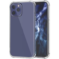 Mobigear Cushion Clear iPhone 12 Pro Max Elastyczne TPU Etui plecki Wstrząsoodporne - Przezroczysty