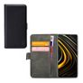 Mobilize Classic Gelly Wallet POCO M3 Lompakkokotelo + Setelitasku - Musta