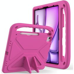Mobigear AeroArmor iPad Air 13 polegadas (2026) Capa para crianças com pega + Suporte para caneta stylus - Vermelho