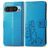 Mobigear Clover Google Pixel 10 Pro Wallet case - Blue