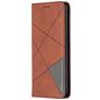 Mobigear Rhombus Slim OPPO Reno 4 Pungetui - Brun