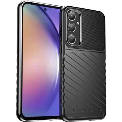 Mobigear Groove Samsung Galaxy A55 Flexible TPU Back cover - Black