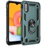Mobigear Armor Ring Samsung Galaxy A01 Plástico rígido Capa traseira Antichoque com anel - Verde