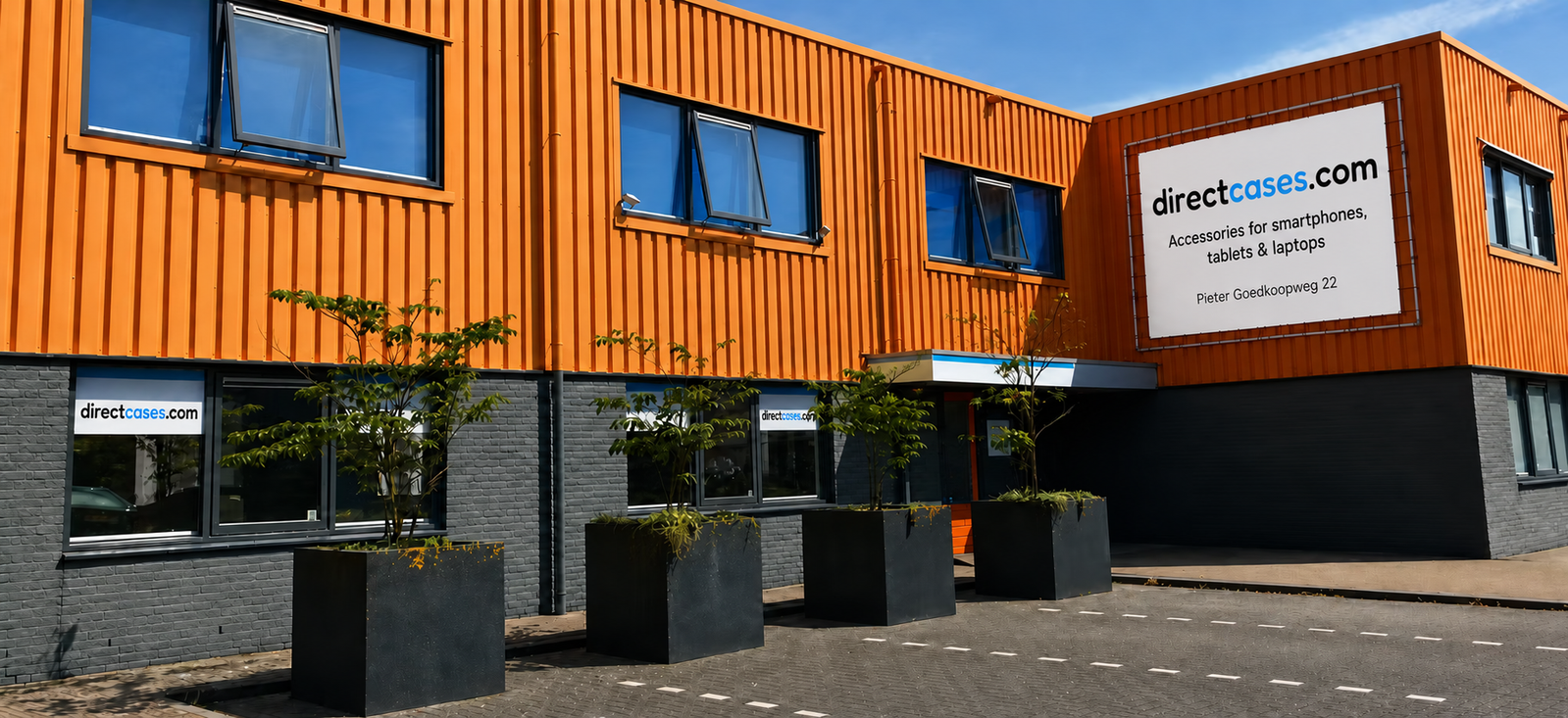 The directcases.com office and warehouse in Haarlem