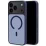 Mobiparts Hardcover iPhone 18 Pro Max MagSafe Hard Case Back cover - Satin Blue