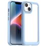 Mobigear Crystal iPhone 15 Plus Funda Plástico rígido Carcasa - Transparente / Azul
