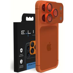 Elite iPhone 17 Pro Max Aluminio Protector de cámara - Compatible con fundas - Naranja