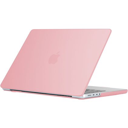 Mobigear Glossy MacBook Pro 14 tommer (2021-2026) Hardshell Laptopcover MacBook Case - Lyserød - Model A2442 / A2779 / A2918 / A2992 / A3401 / A3112 / A3434 / A3427 / A3426