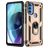 Mobigear Armor Ring Motorola Moto G71 5G Hårdt Bagsidecover Stødsikkert med ringholder - Guld