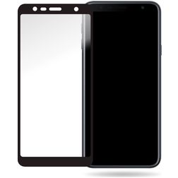 Mobilize Premium Samsung Galaxy J4 Plus Cristal templado Protector de pantalla - Compatible con fundas - Negro