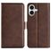 Mobigear Slim Magnet iPhone 17 Cover a libro portafoglio - Marrone