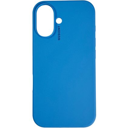 Nudient Base iPhone 16 Plus Silicona Carcasa - Vibrant Blue