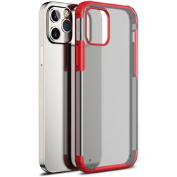 Mobigear Shockproof iPhone 12 Pro Max Hardcase Etui plecki - Czerwony