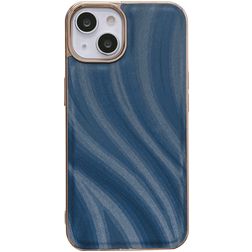 Mobigear Wavy iPhone 14 Plus Fodral Hårdplast Skal - Blå