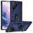 Mobigear Armor Ring Samsung Galaxy S23 Ultra Hardcase Etui plecki Wstrząsoodporne z pierścieniem - Niebieski