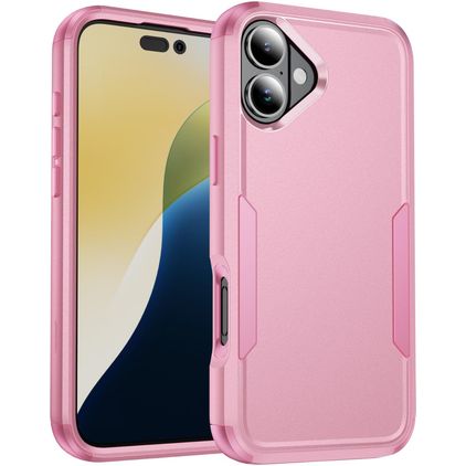 Mobigear Ultra Tough iPhone 17 Plástico rígido Capa traseira Antichoque - Rosa