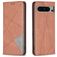 Mobigear Rhombus Slim Google Pixel 8 Pro Plånboksfodral - Brun