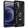 Mobigear Armor Ring Motorola Moto G52 Funda Plástico rígido Carcasa Antigolpes con anillo - Negro