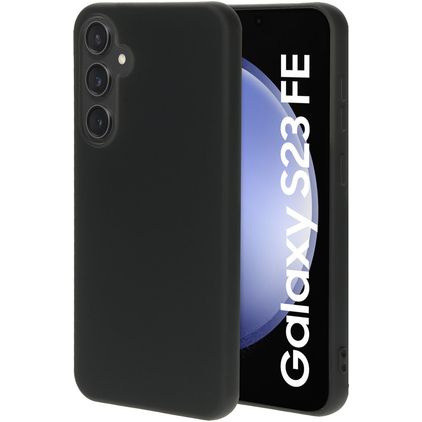 Mobiparts Samsung Galaxy S23 FE Silikone Bagsidecover - Sort