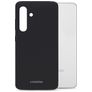 Mobilize Rubber Gelly Samsung Galaxy S24 FE TPU flexível Capa traseira - Preto