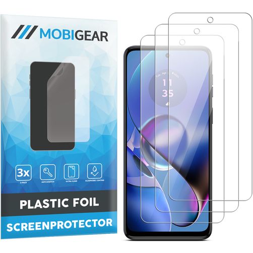 Mobigear Motorola Moto G54 Näytönsuoja Kalvo - Suojakuoren kanssa yhteensopiva (3 kpl)