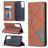 Mobigear Rhombus Slim Samsung Galaxy S21 Pungetui - Brun